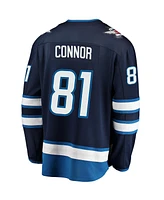 Fanatics Men's Kyle Connor Navy Winnipeg Jets Breakaway Replica Jersey