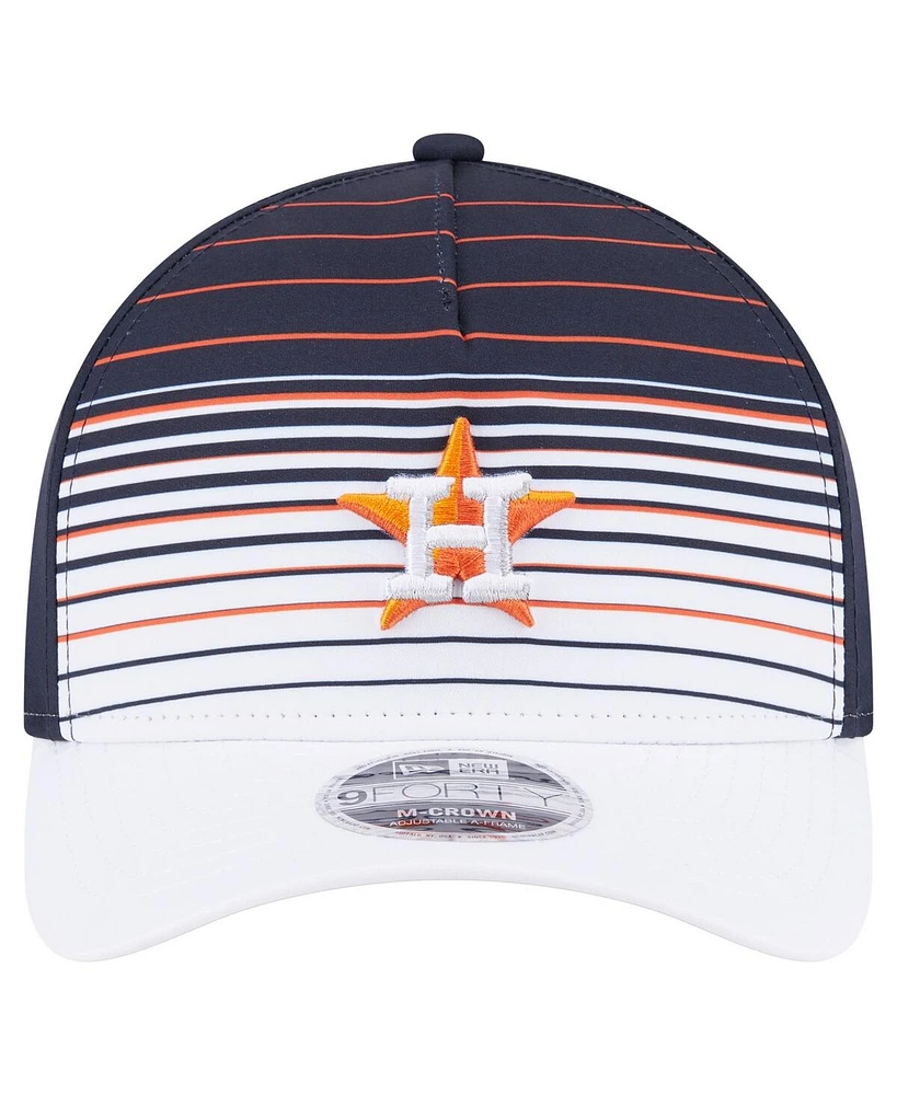 New Era Men's Navy Houston Astros Gradient 9FORTY M-Crown Adjustable Hat