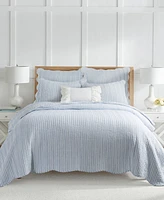 Levtex Martha Stripe Reversible 3-Pc. Quilt Set