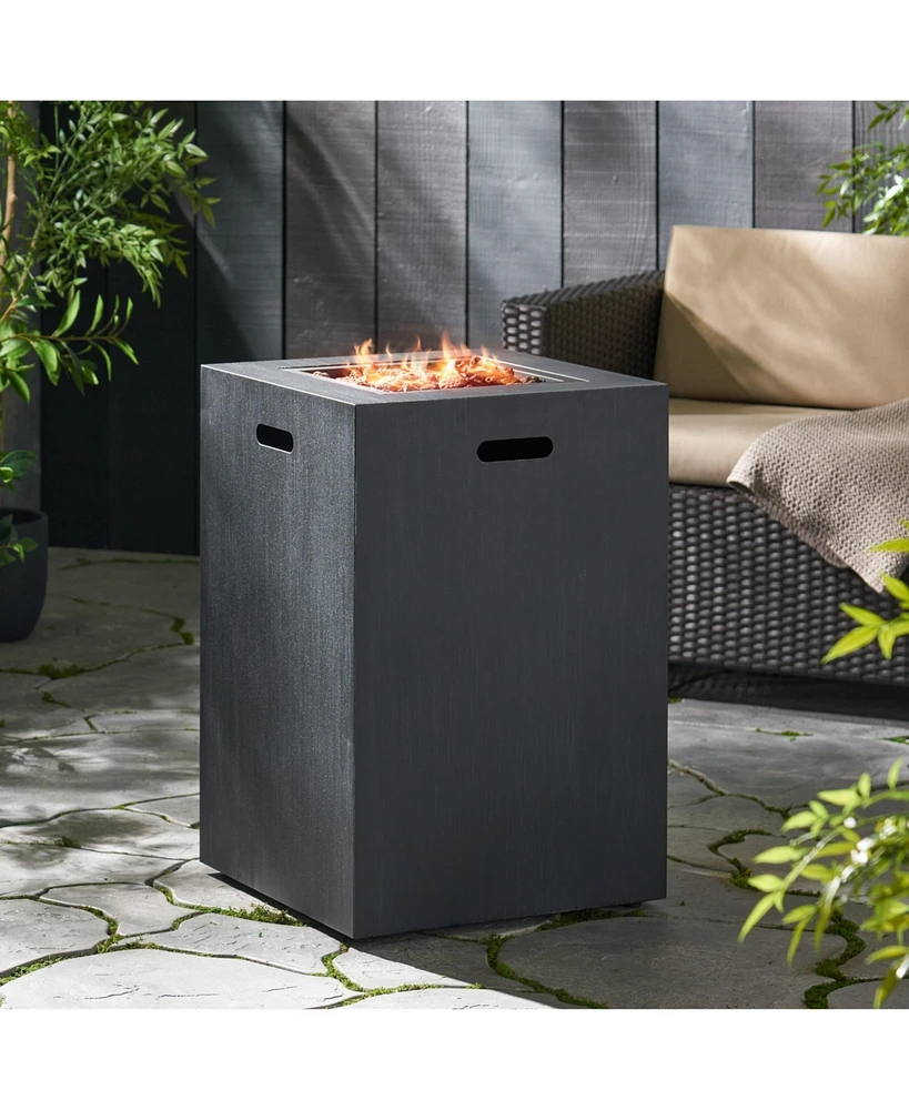 19.5Inch Outdoor 30,000 Btu Propane Fire Pit,Tank Inside,for patio,backyard,or garden