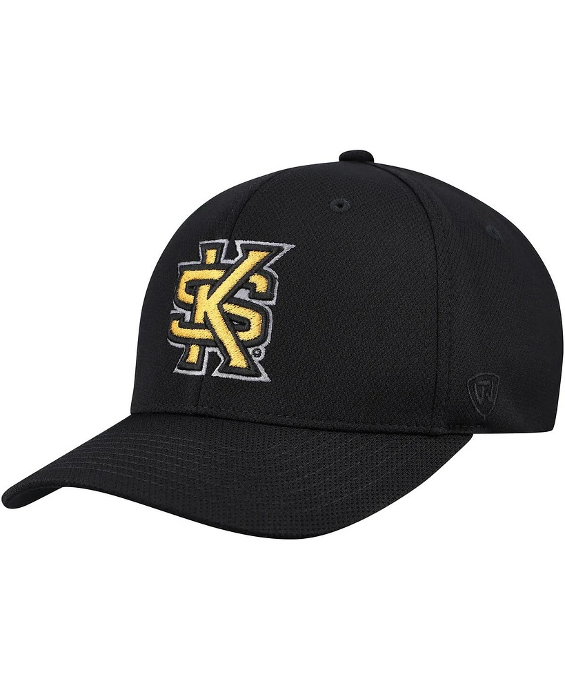 Top of the World Men's Black Kennesaw State Owls Reflex Performance Flex Hat