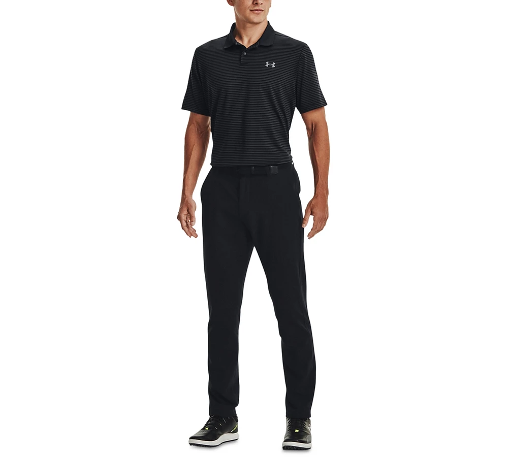 Under Armour Men's Matchplay Printed Logo Polo Shirt