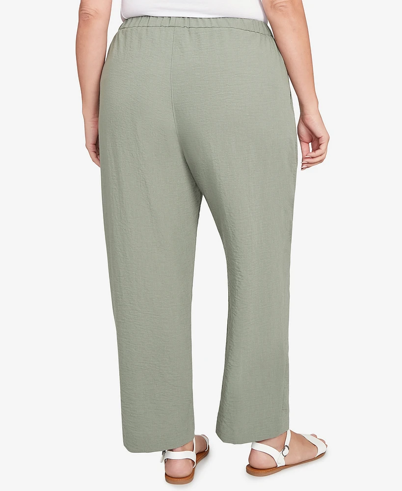 Alfred Dunner Plus Patch Pocket Pants