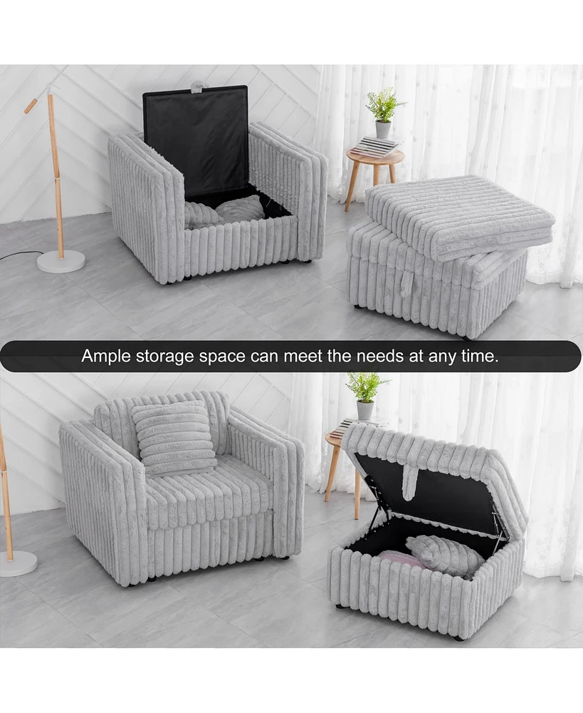U-Shaped Sofa with Ottoman: Comfort and Style for Every Room