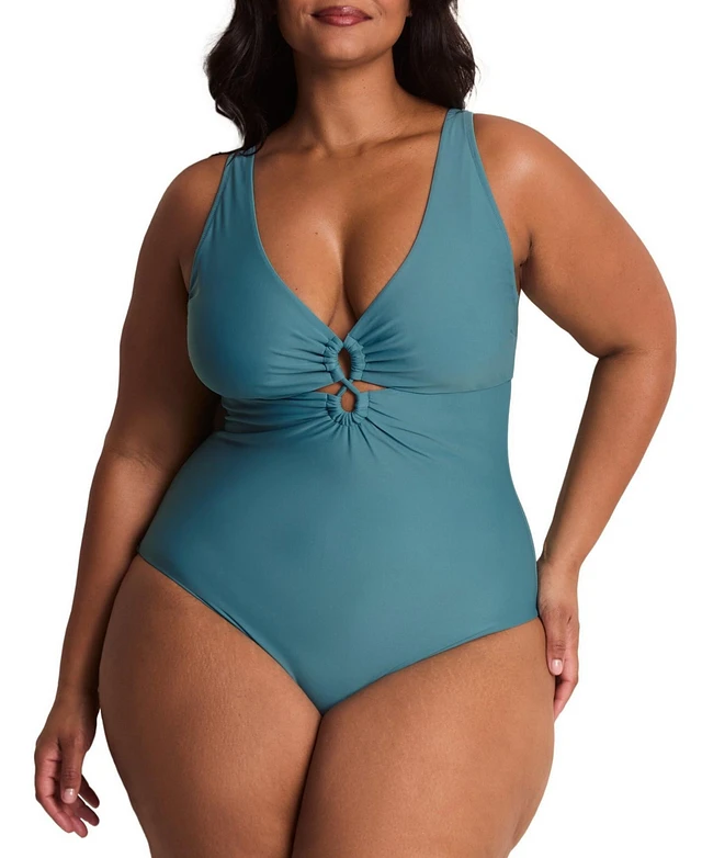 Adore Me Plus Elizabeth Swimwear Smoothing One Piece MainPlace Mall