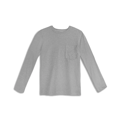 Mightly Kids Fair Trade Organic Cotton Long Sleeve Pocket T-Shirt