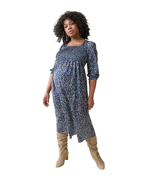 Ingrid + Isabel Maternity Breeze Midi Dress
