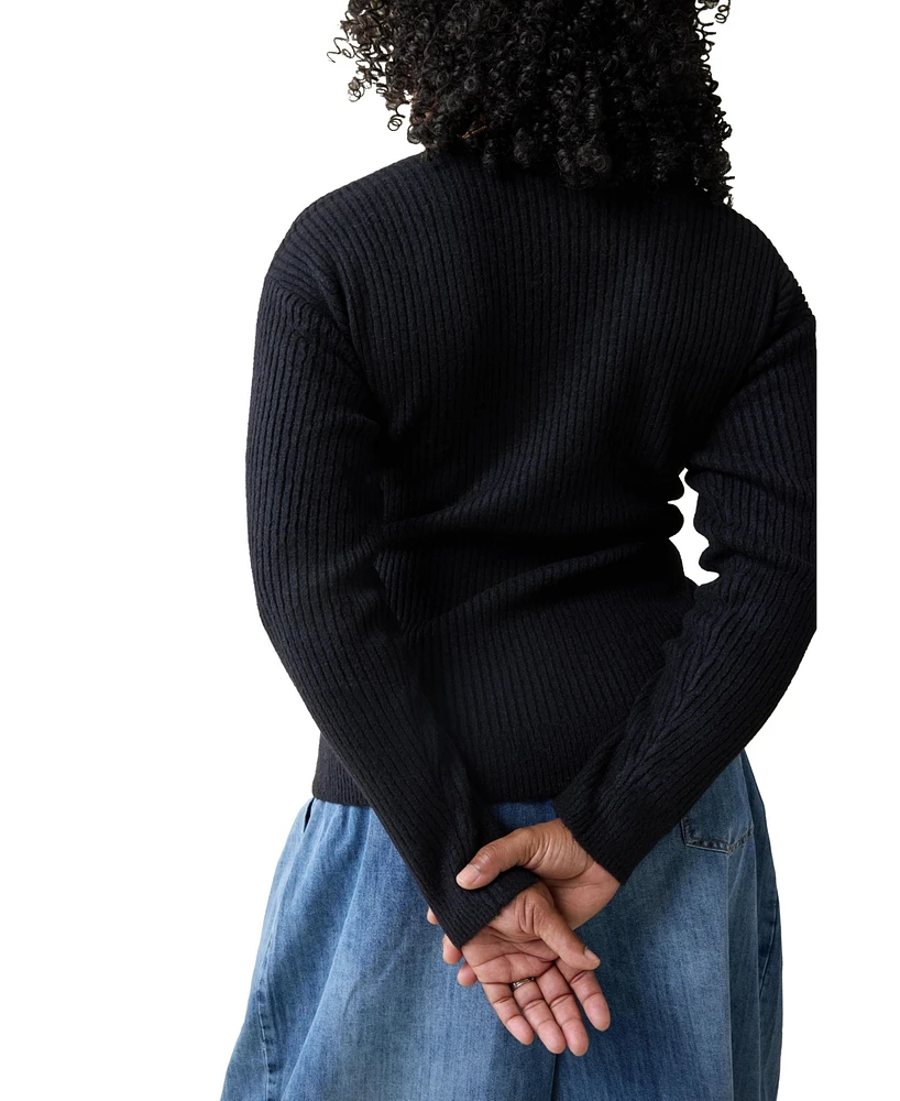 Ingrid + Isabel Maternity Side Tie Nursing Sweater