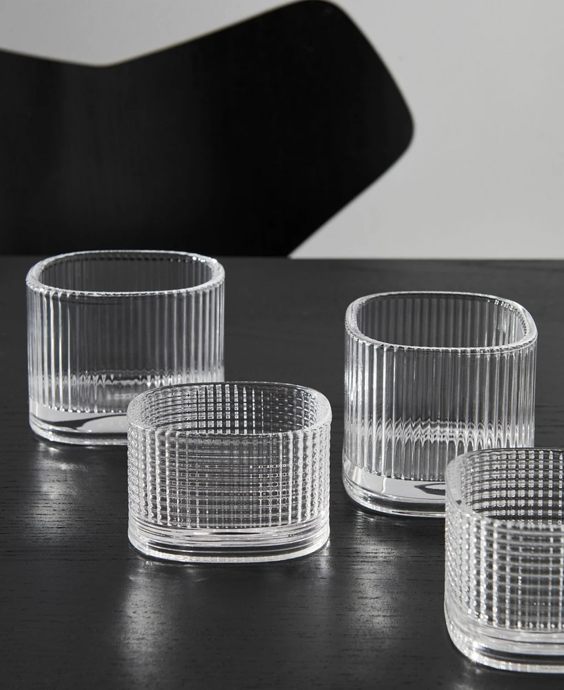 Orrefors Magica Super Circle Crystal Votive Holder, Small