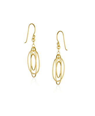 Spero London Nested Loop 3D Drop Earring in Sterling Silver