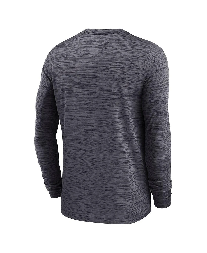 Nike Men's Texas Longhorns 2025 Sideline Velocity Performance Long Sleeve T-Shirt