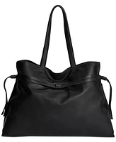 Sam Edelman Poppy Extra Large Leather Drawstring Tote