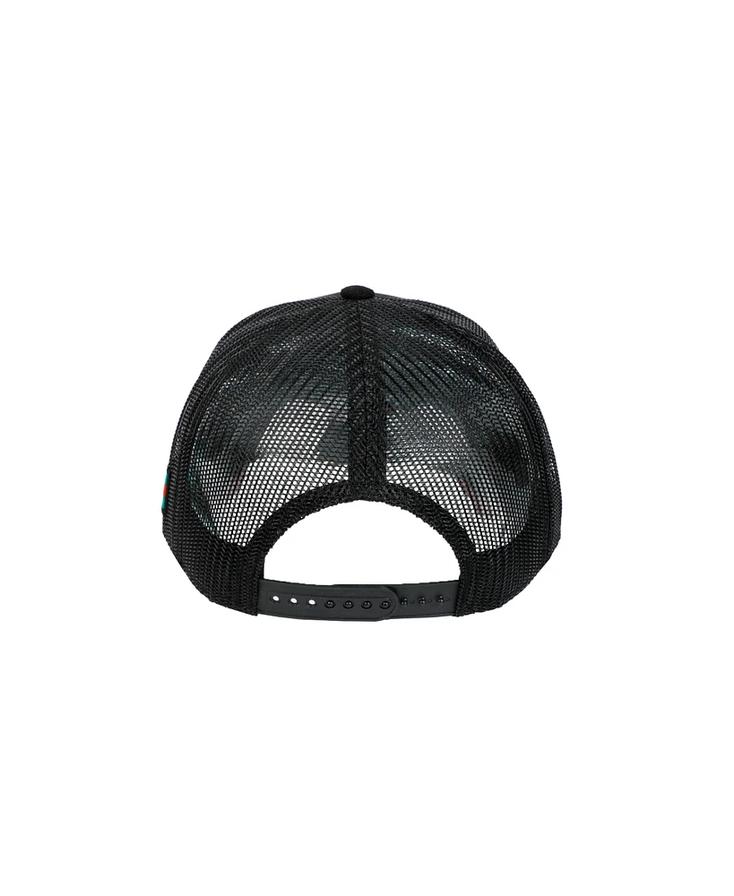 Marvel Men's Black Panther Wakanda Flag Adult Olive Trucker Hat