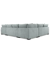 Rhyder 143" 5-Pc. Fabric L Sectional, Exclusively at Macy's