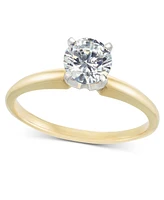 Diamond (1 ct. t.w.) Engagement Ring 14K White, Yellow or Rose Gold