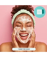 Mess Free Face Wash Sheets, Instantly Dissolves, 25 Washes