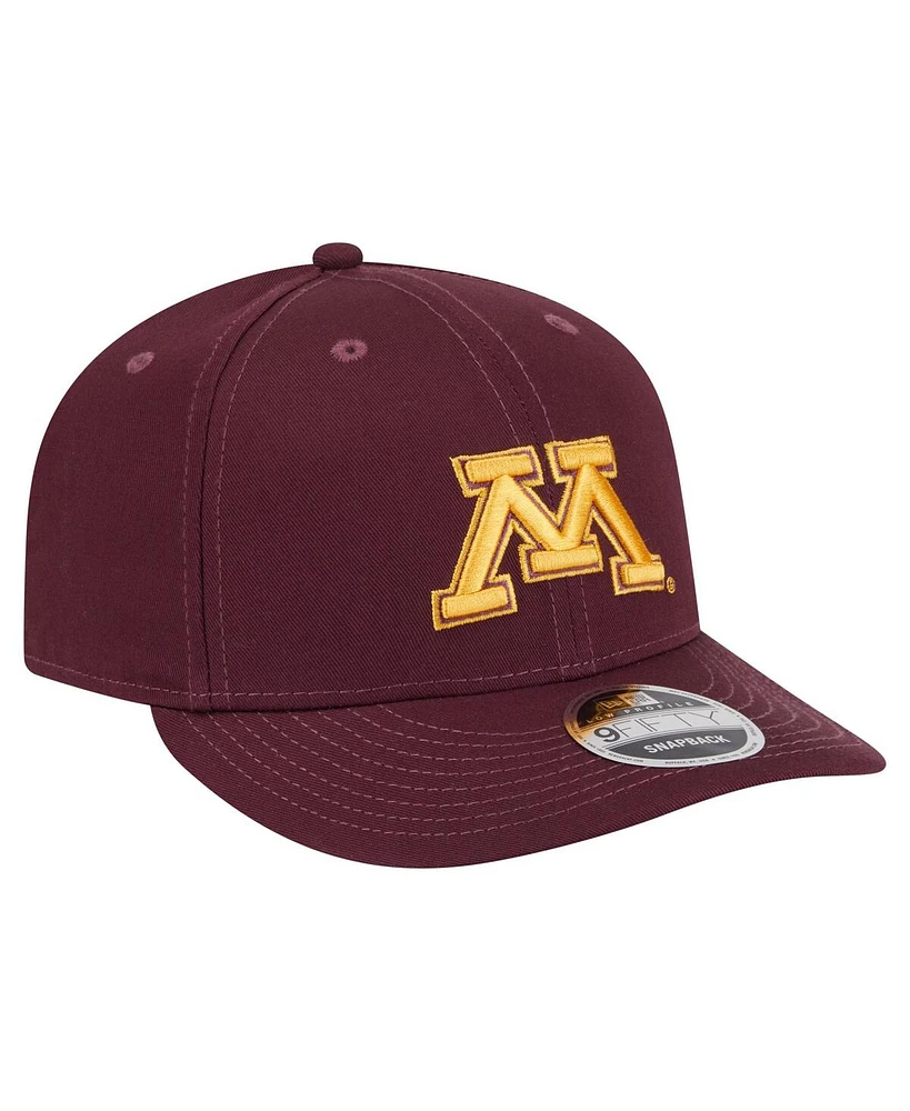 New Era Men's Maroon Minnesota Golden Gophers Low Profile 9FIFTY Snapback Hat