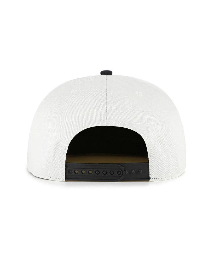 '47 Brand Women's White/Black San Francisco Giants Foundation Captain Snapback Hat