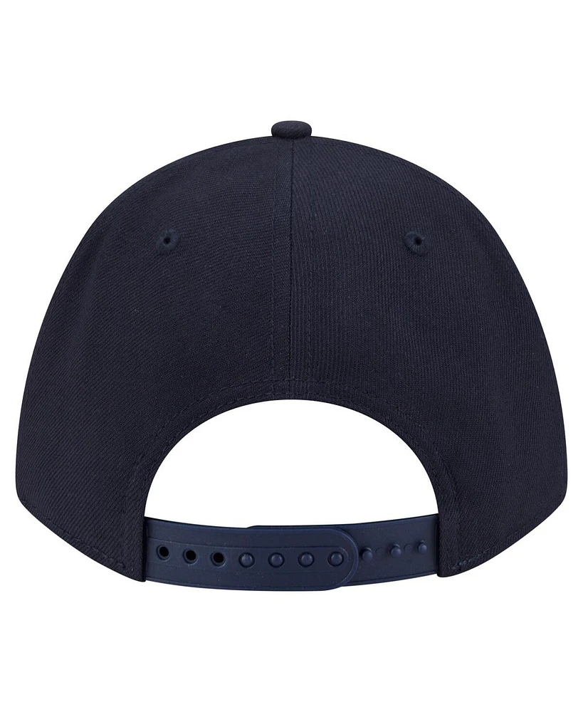 New Era Men's Navy Atlanta Braves 9FORTY M-Crown Adjustable Hat