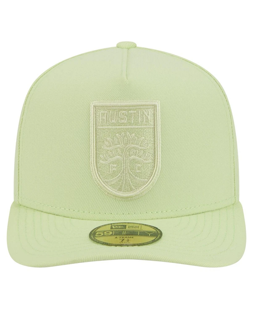 New Era Men's Green Austin Fc Color Pack A-Frame 59FIFTY Fitted Hat