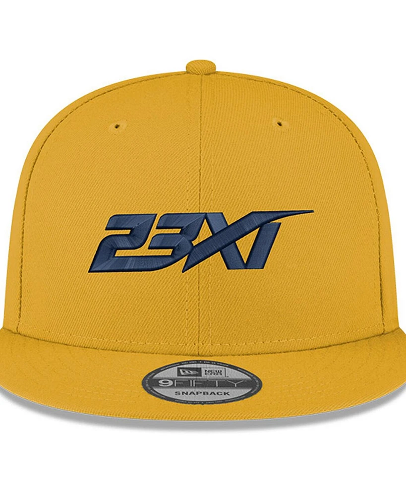 New Era Men's Yellow 23XI Racing 9FIFTY Snapback Hat