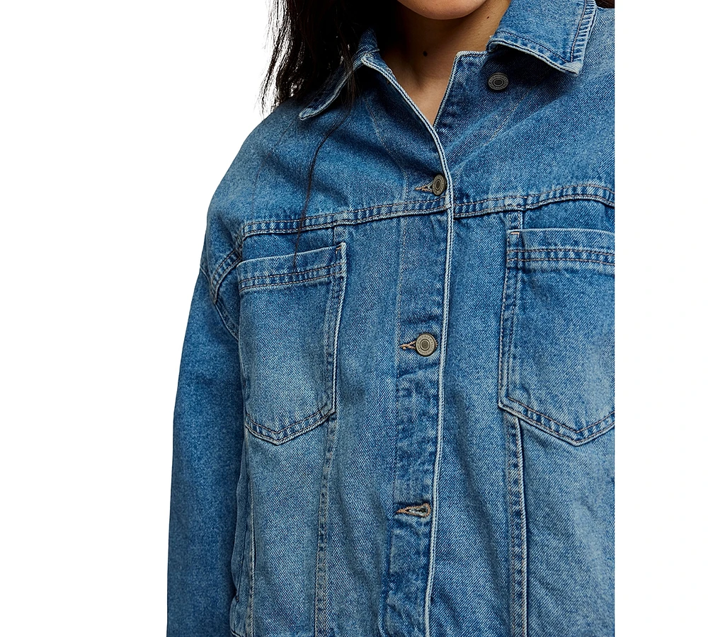 Free People Women's Opal Swing Denim Jacket
