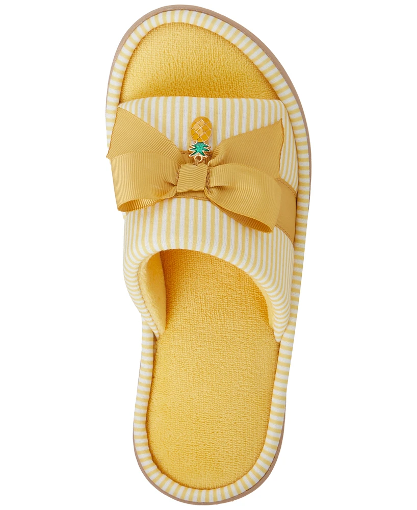 Isotoner Signature Women's Charm Fruit Slide Slippers