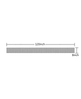 Corrugated Metal Garden Edging - 8" x 120"
