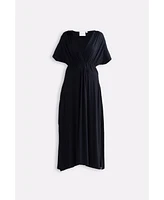 Reistor Women's Flowy A-Line Maxi Dress with Side Slits