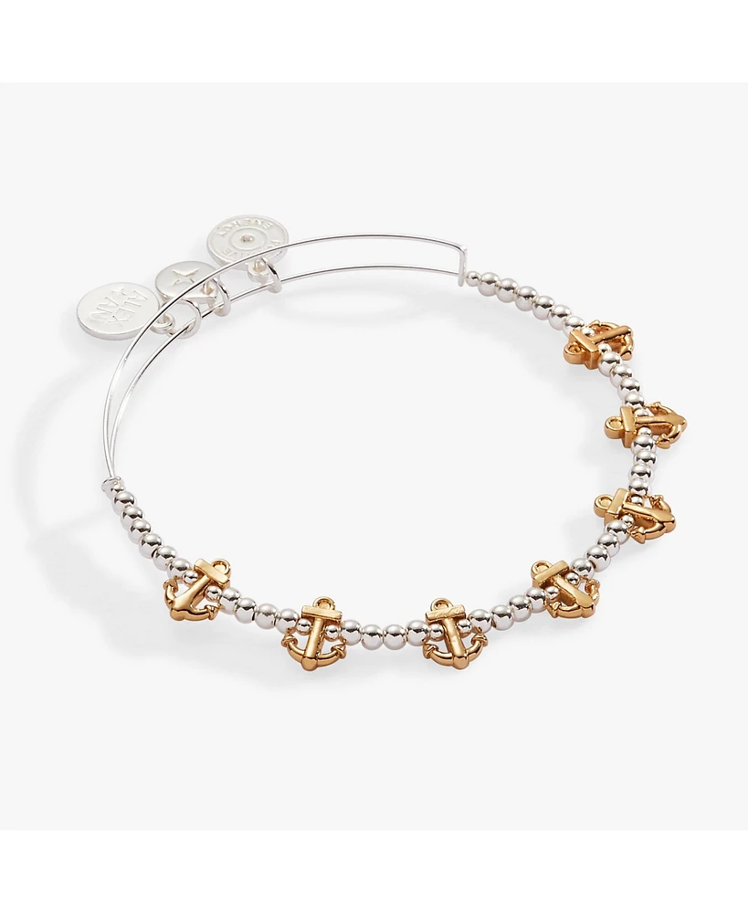 Alex and Ani Anchor Beaded Bangle Bracelet