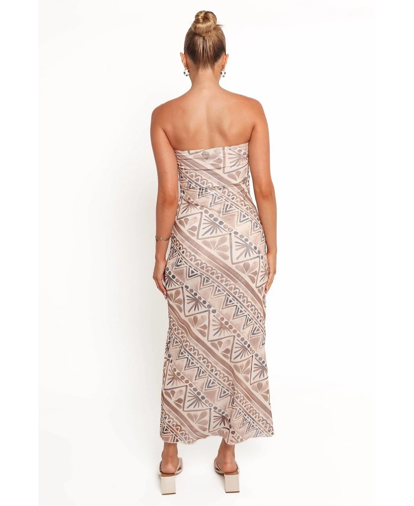 Petal and Pup Women's Saskia Strapless Midi Dress