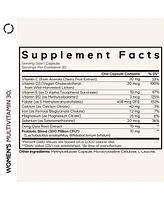 Codeage Women s Multivitamin - Vitamins A, C, D3, E, B6, B12, Folate, Calcium, Magnesium, Iron,, Probiotics - 1 Capsule Per Serving