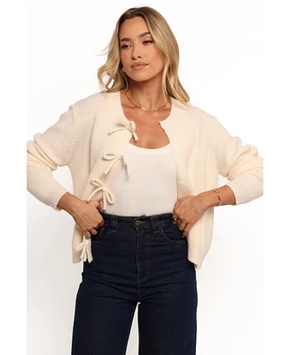 Petal and Pup Women's Wilde Bow Front Cardigan
