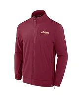Fanatics Men's Garnet Arizona Coyotes Woven Rink Full-Zip Jacket
