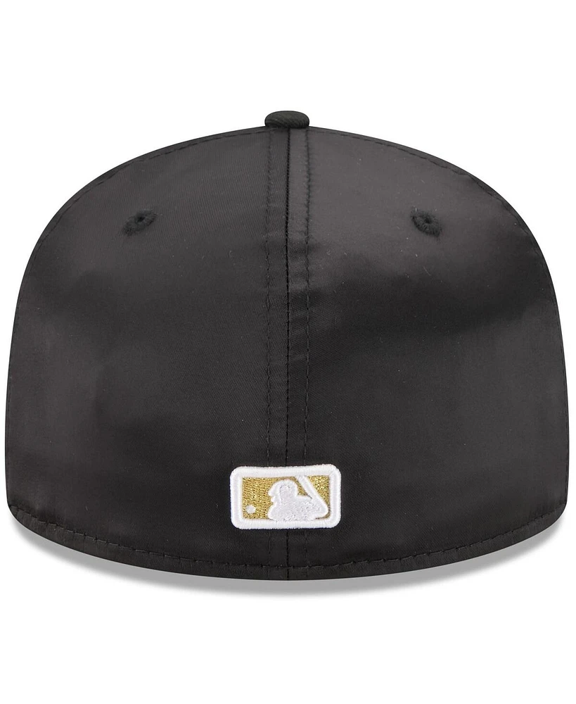 New Era Men's Black Atlanta Braves 2025 59FIFTY Day Gold Leaf Fitted Hat