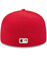 New Era Men's Red St. Louis Cardinals 2025 59FIFTY Day Fitted with Pins Hat