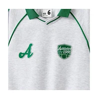 Cotton On Little Boys Polo Collar Fleece Top