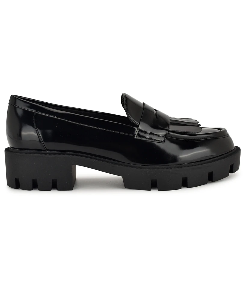 Nine West Women's Missa Lug Sole Penny Loafers