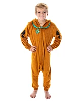 Scooby-Doo Girls Scooby Doo Hooded Character One Piece Union Suit Pajama