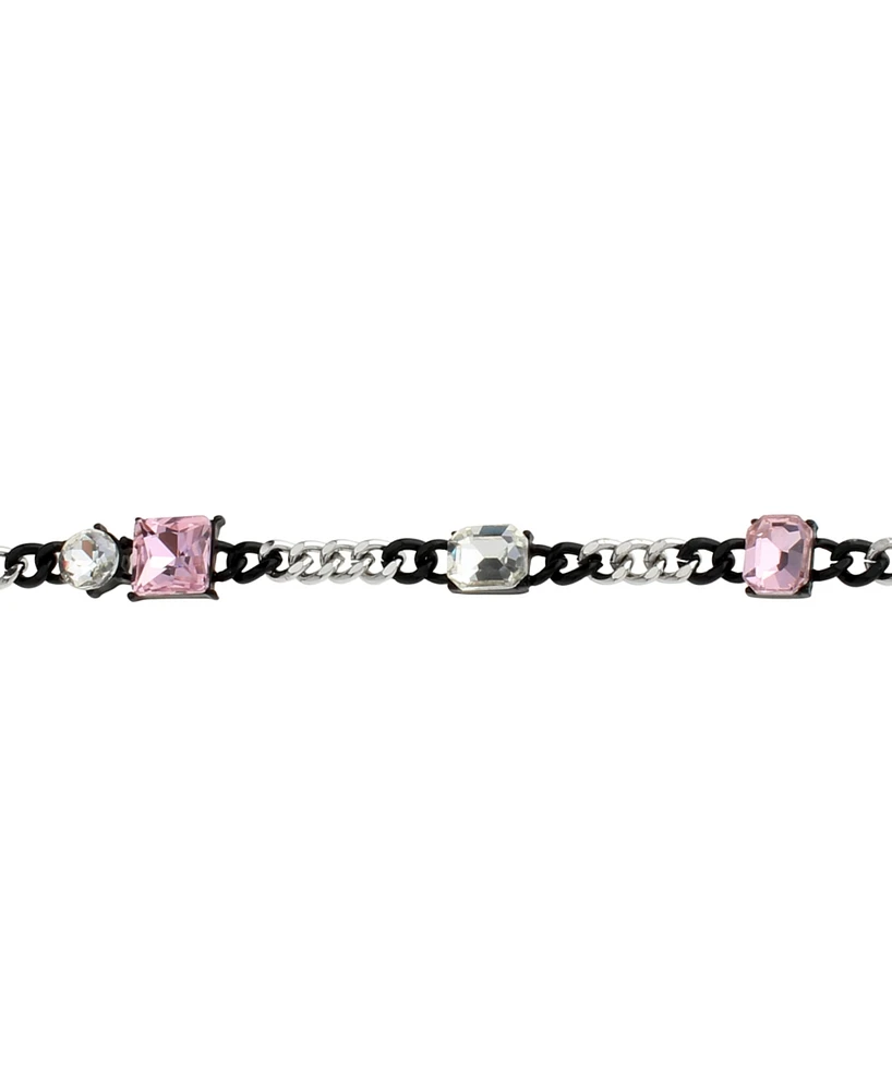 Steve Madden Punk Romance Stone Link Bracelet