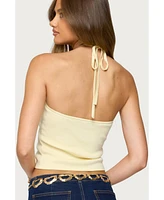 Edikted Women's Hollis Knit Halter Top