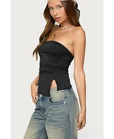 Edikted Women's Belinda Asymmetric Tube Top