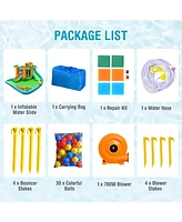 7 in 1 Inflatable Water Slide Park