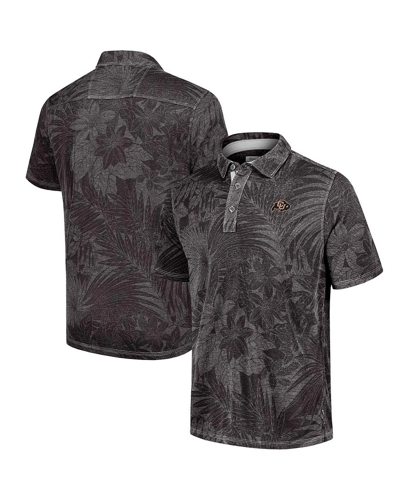 Tommy Bahama Men's Black Colorado Buffaloes Sport Santiago Paradise Polo Shirt