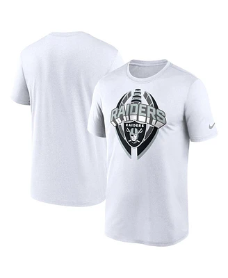 Nike Men's White Las Vegas Raiders Legend Icon Performance T-Shirt
