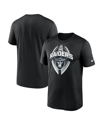 Nike Men's Black Las Vegas Raiders Big Tall Primetime Legend Icon Performance T-Shirt