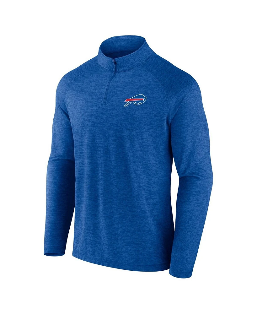 Fanatics Men's Royal Buffalo Bills Head-to-Head Raglan Quarter-Zip Jacket