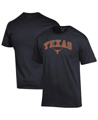 Champion Men's Black Texas Longhorns Arch Over Logo T-Shirt