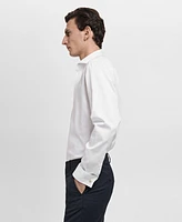 Mango Men's Cotton Slim-Fit Shirt