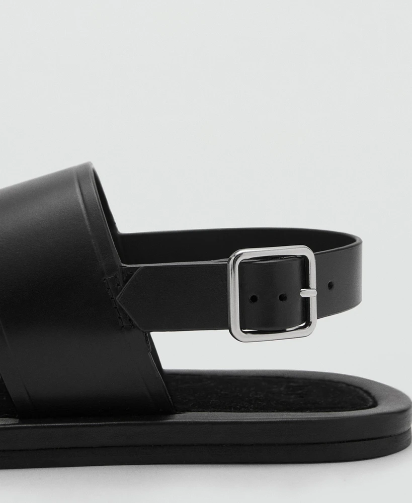 Mango Men's Leather Strap Sandals